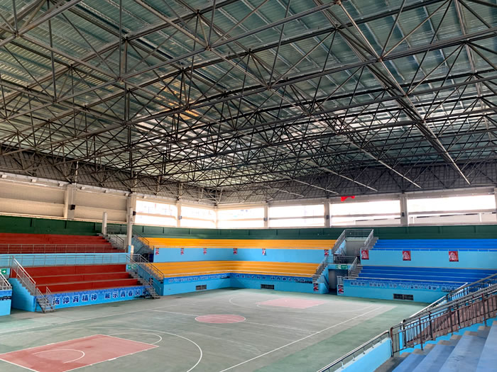 延安富川体育馆网架